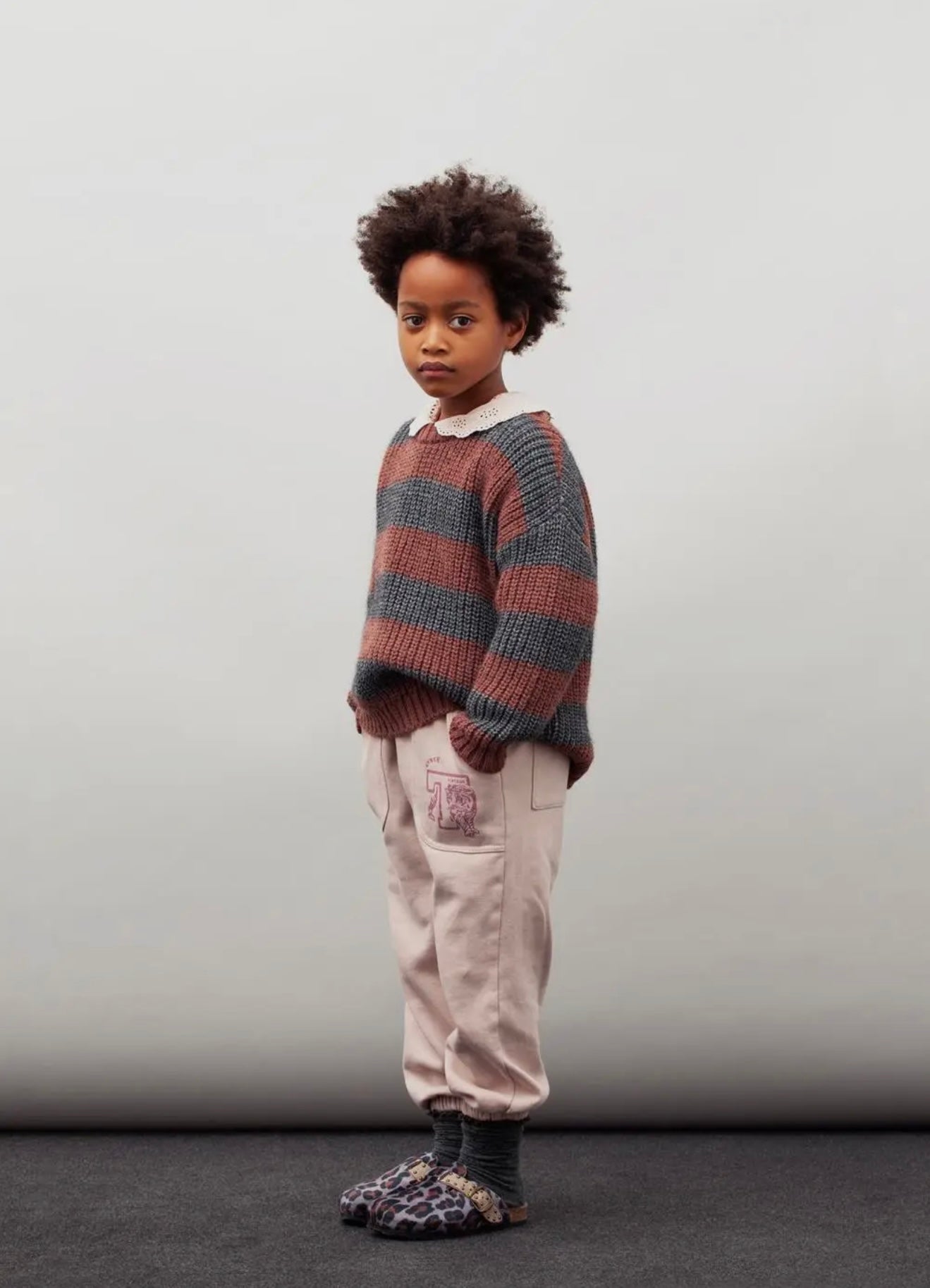 TOCOTO VINTAGE - Striped Knitted Jersey (6Y)