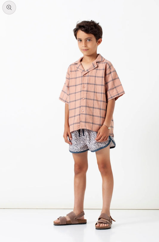 TOCOTO VINTAGE - Checkered Button Down Shirt