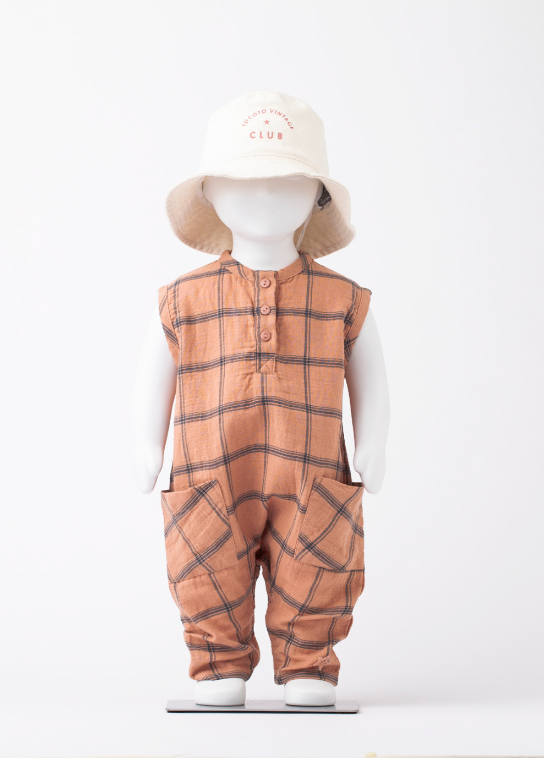 TOCOTO VINTAGE - Checkered Dungaree (3M)