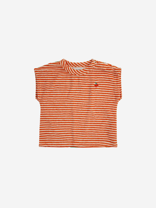 Baby Orange Stripes Terry T-Shirt