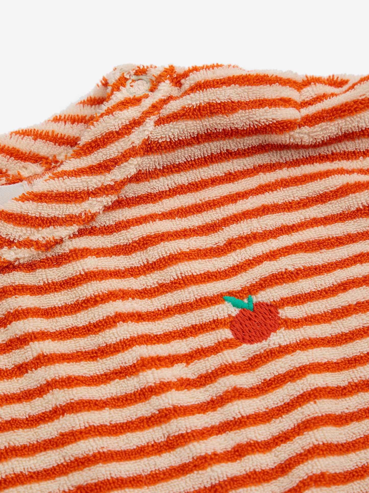 Baby Orange Stripes Terry T-Shirt