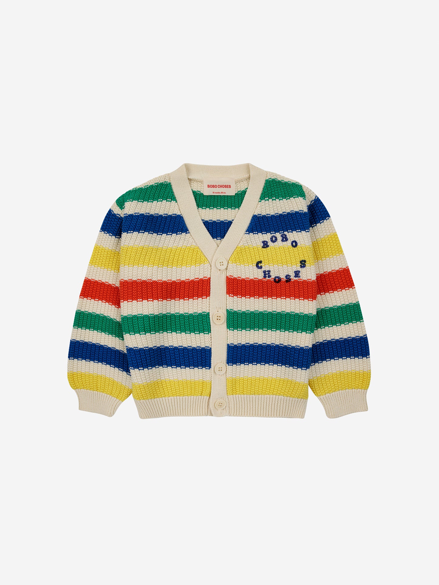 Bobo Choses Multicolor Stripes Cardigan