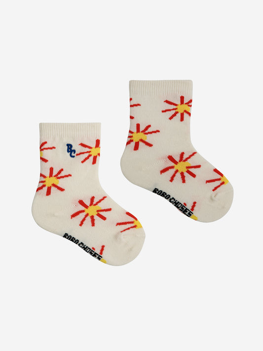 Baby Sun All Over Short Socks