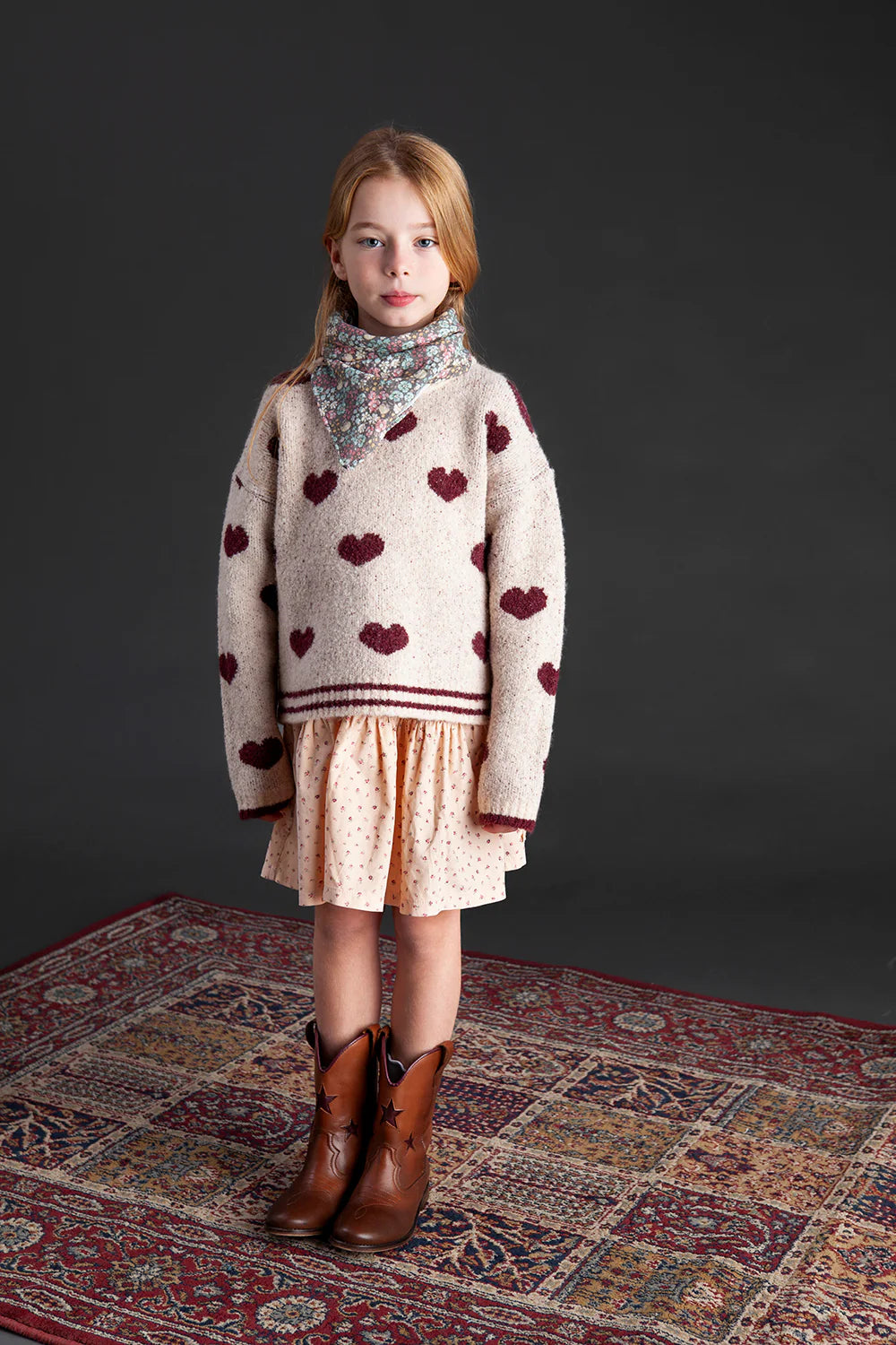 TOCOTO VINTAGE - Heart Sweater