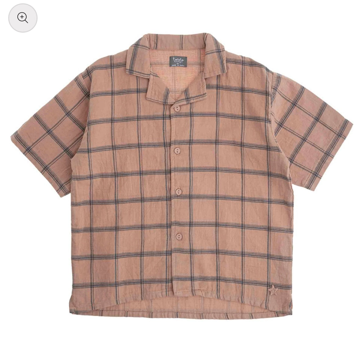 TOCOTO VINTAGE - Checkered Button Down Shirt