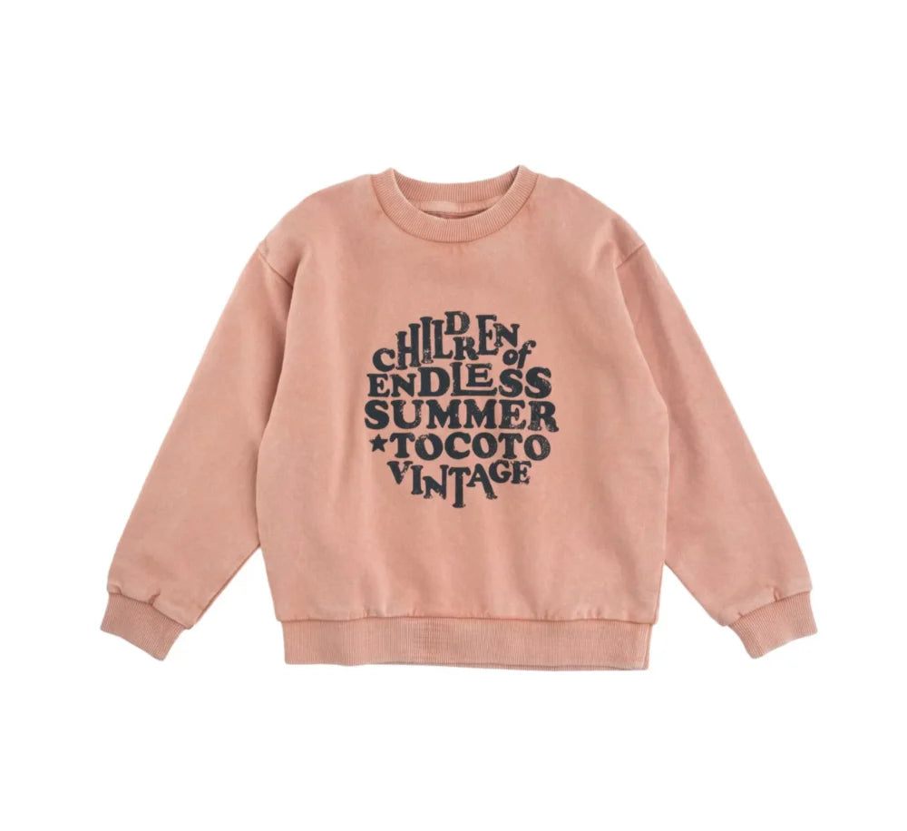 TOCOTO VINTAGE - Children of Endless Summer Sweater Cream (3M)