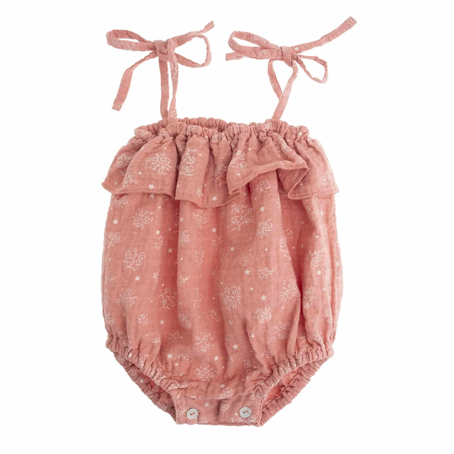 TOCOTO VINTAGE - Flower Print Bodysuit (3M)