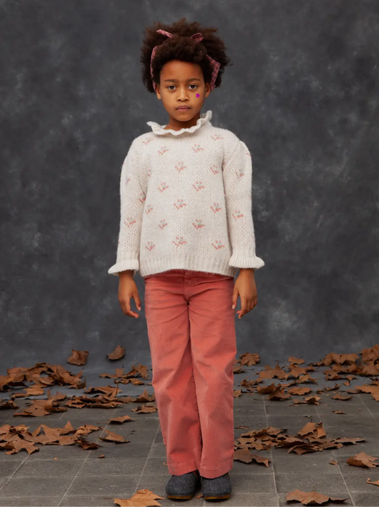 TOCOTO VINTAGE - Soft Flower Sweater (3M)