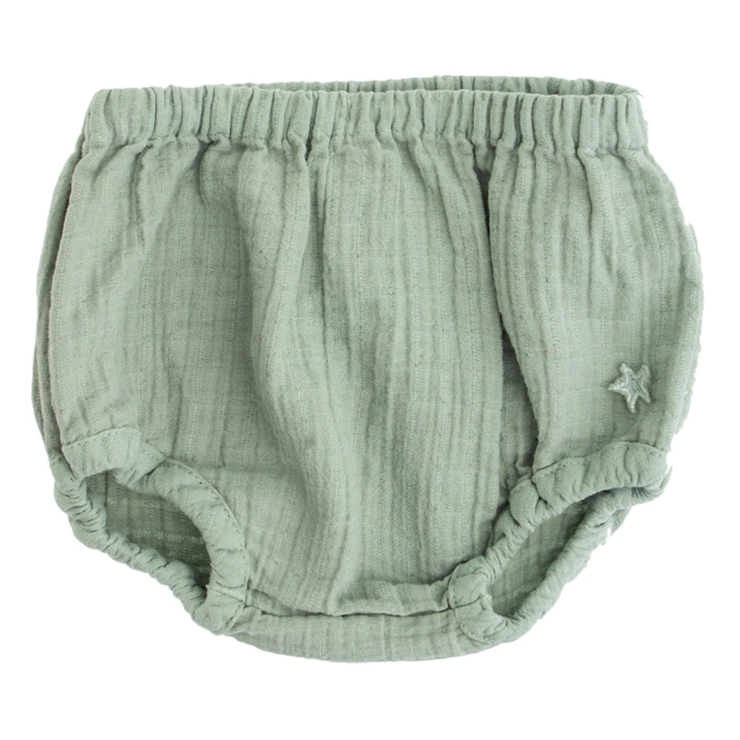 TOCOTO VINTAGE - Baby Green Muslin Bloomer (3M)