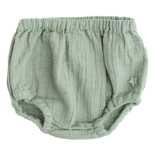 TOCOTO VINTAGE - Baby Green Muslin Bloomer (3M)