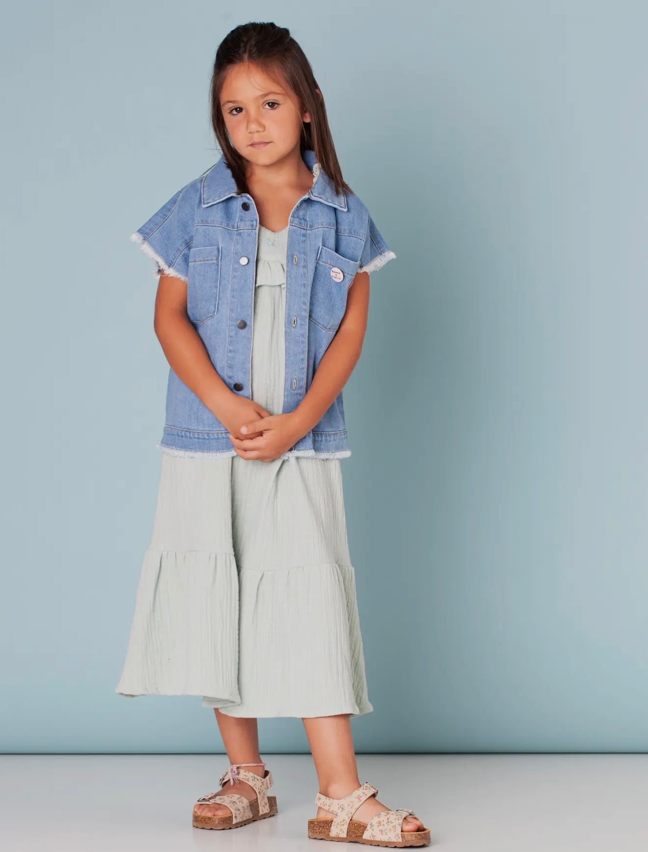 TOCOTO VINTAGE - Denim Vest (6Y)