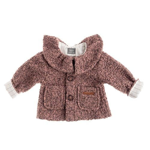 TOCOTO VINTAGE - Baby Pink Collared Jacket (3M)