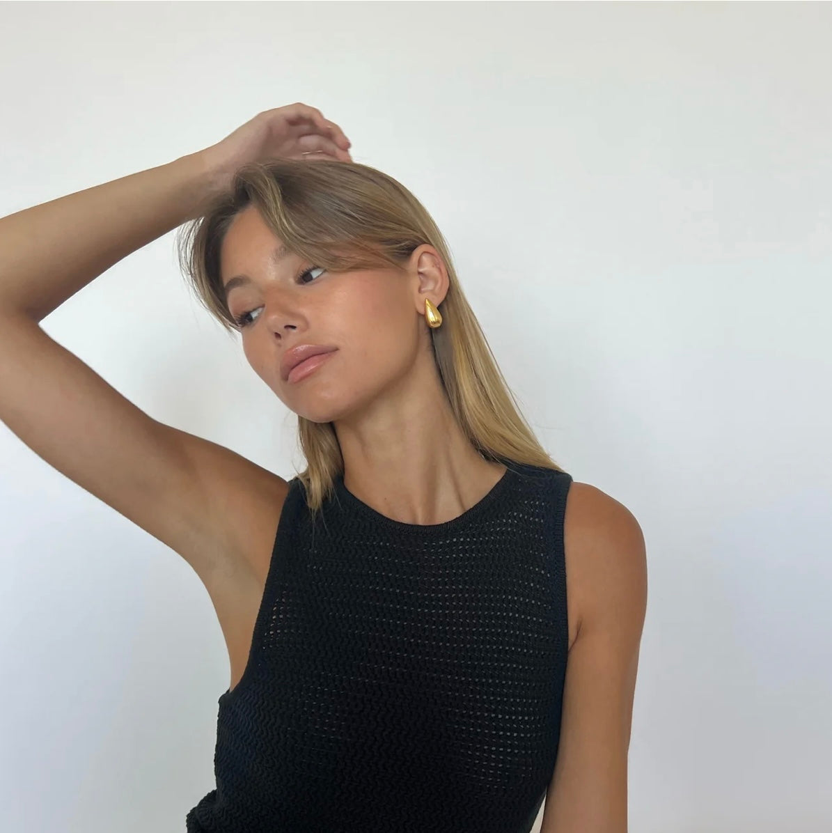 HEAVEN MAYHEM - Rain Gold Earrings