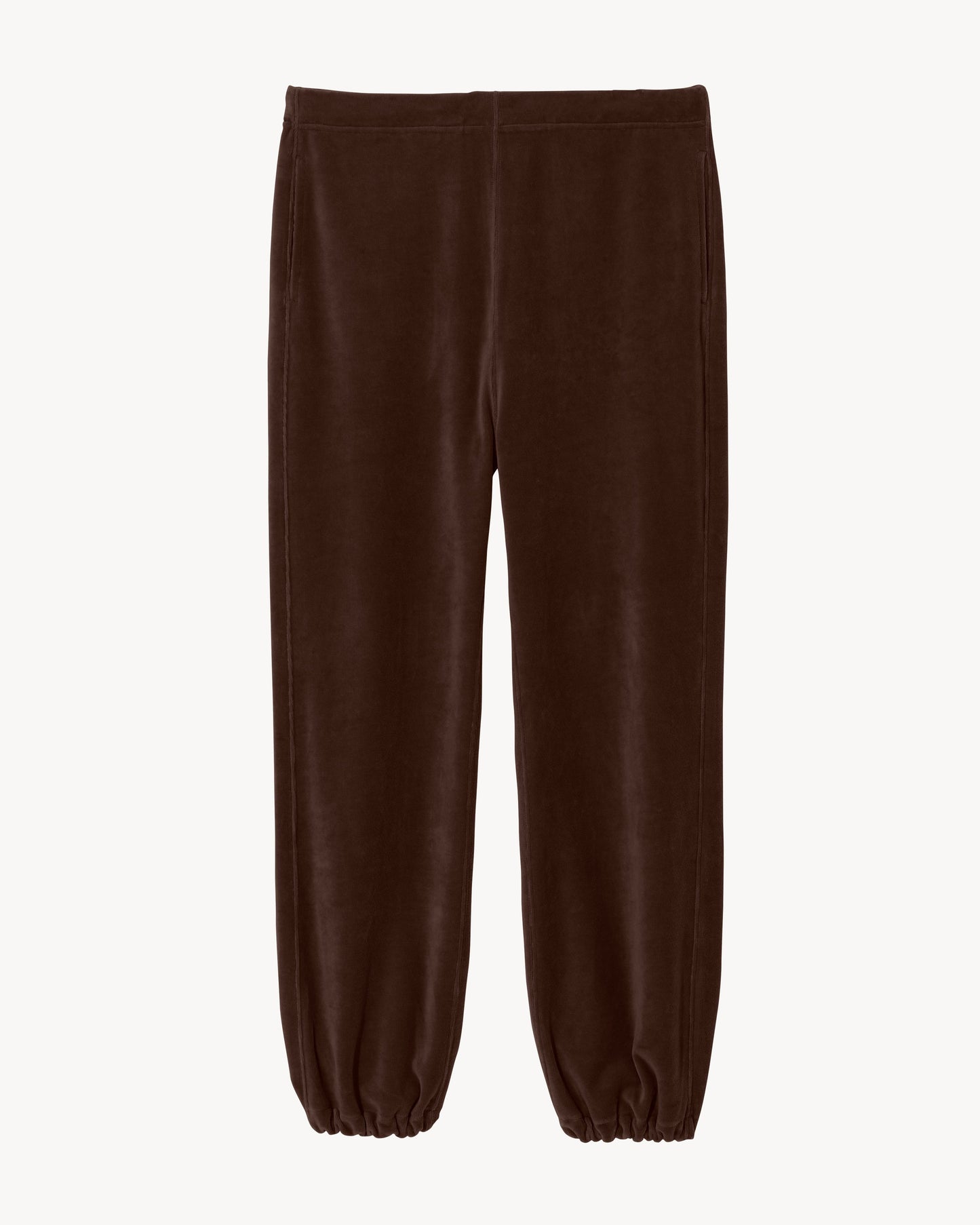 NILI LOTAN - Lyvia Velour Jogger Brown