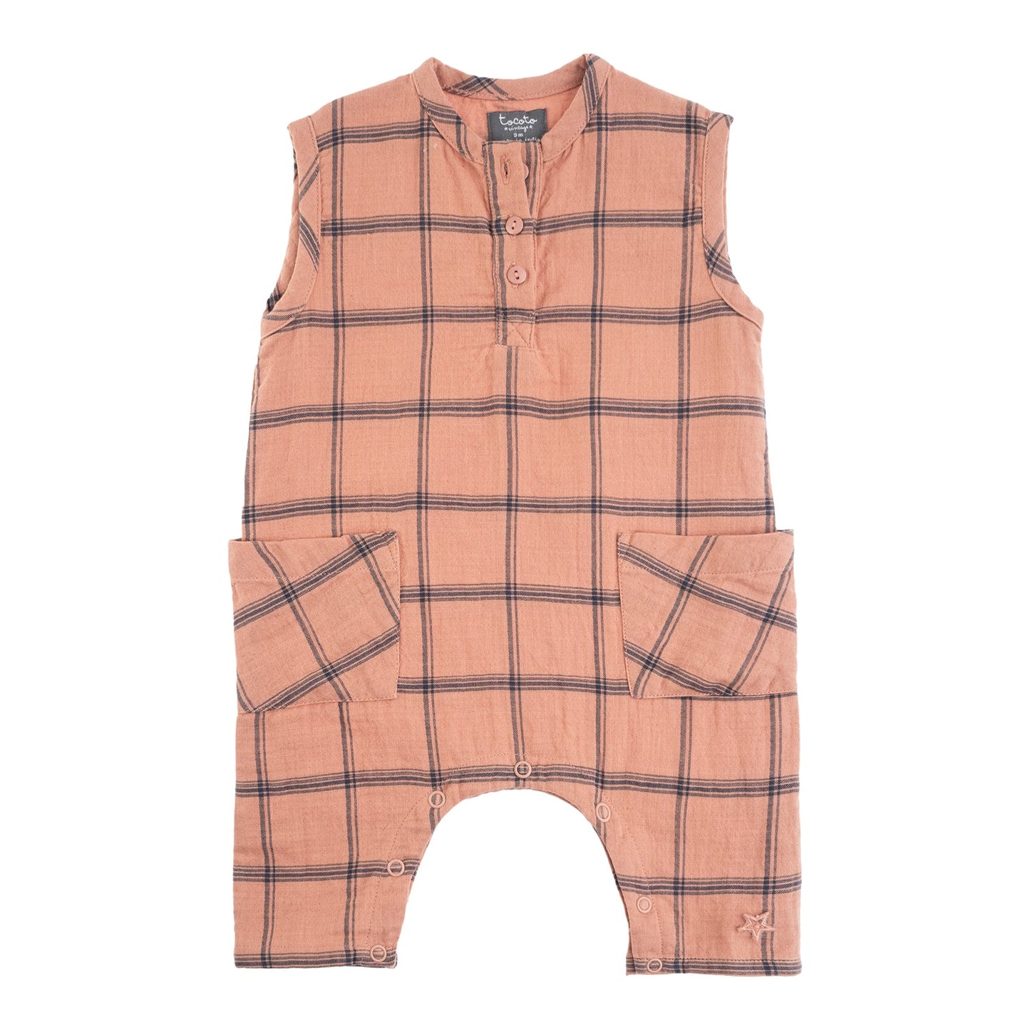 TOCOTO VINTAGE - Checkered Dungaree (3M)