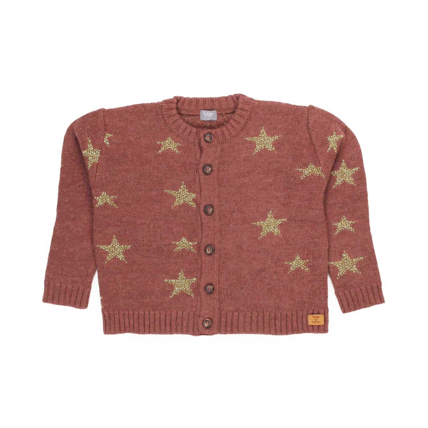 TOCOTO VINTAGE - Lurex Star Cardigan (6Y)