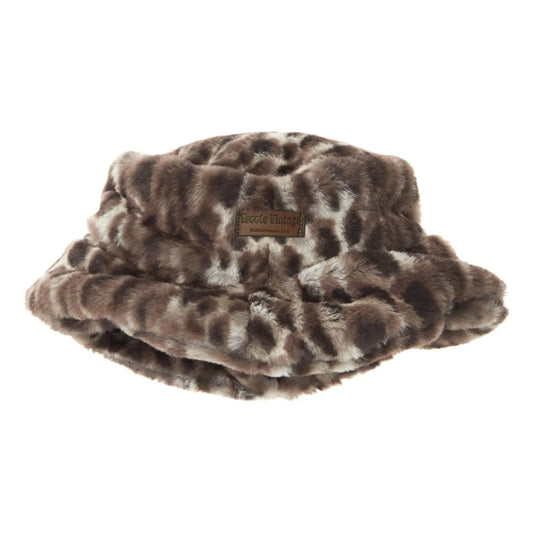 TOCOTO VINTAGE - Animal Print Soft Bucket Hat (S)