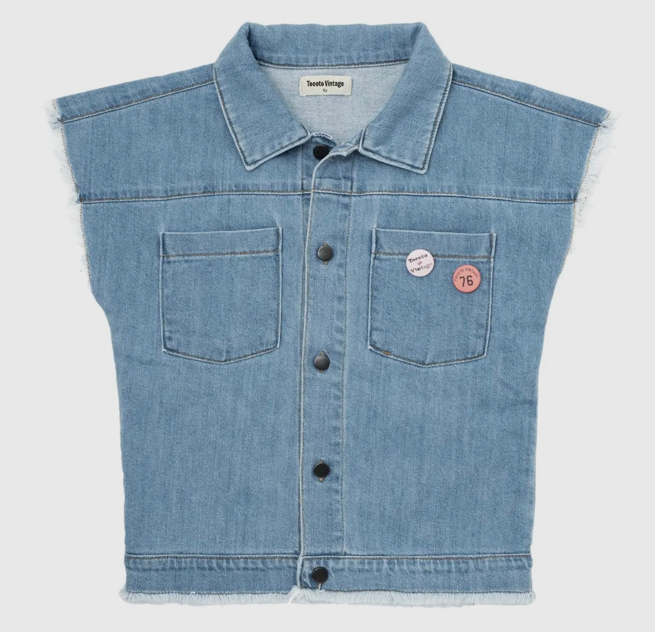 TOCOTO VINTAGE - Denim Vest (6Y)
