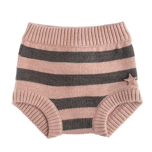 TOCOTO VINTAGE - Baby Stripe Bushy Bloomer (3M)