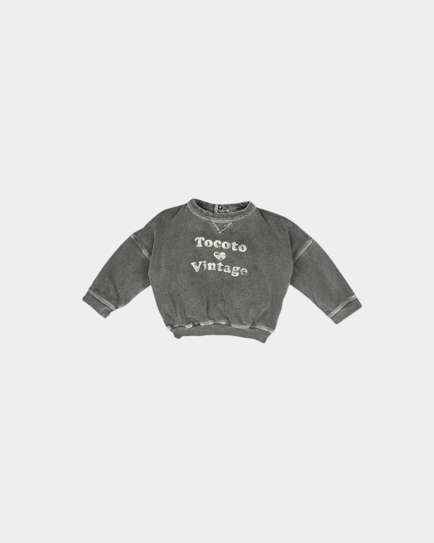 TOCOTO VINTAGE - Tocoto Vintage Sweater Grey (6Y)