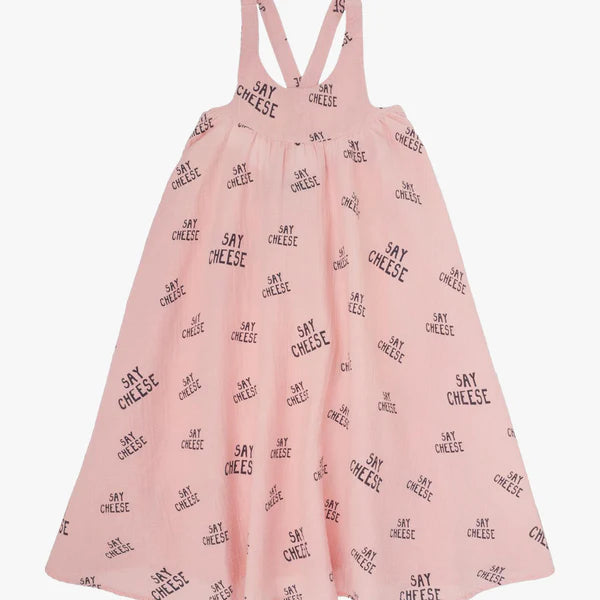 TOCOTO VINTAGE - Pink Say Cheese Long Dress