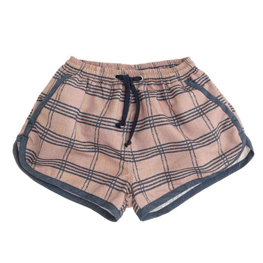 TOCOTO VINTAGE - Checked Swimshorts (8Y)