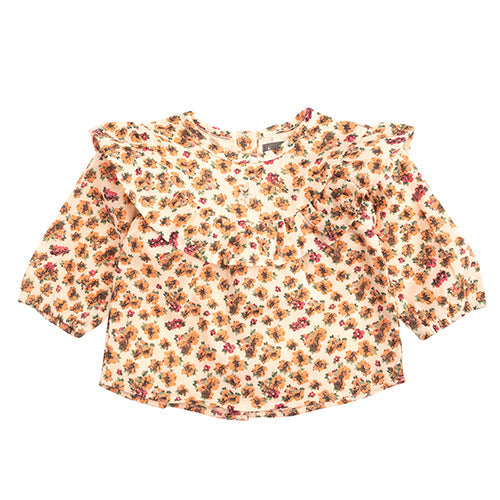 TOCOTO VINTAGE - Floral Blouse and Bloomer Set (3M)