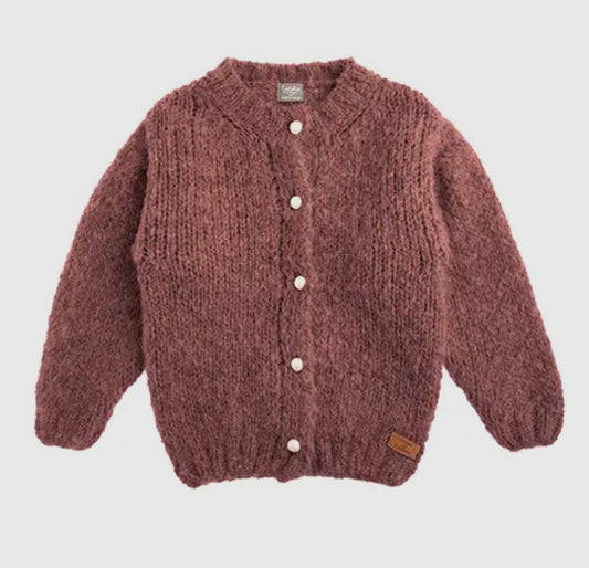 TOCOTO VINTAGE - Balloon Sleeved Cardigan (6Y)