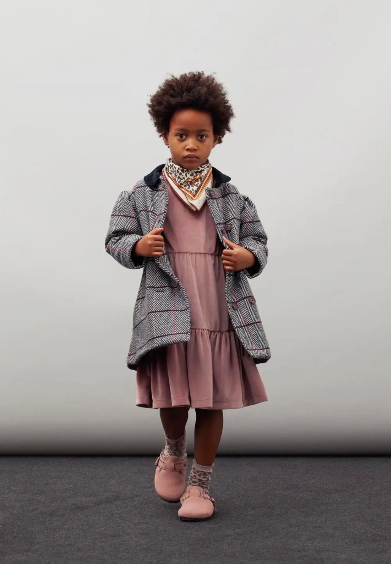 TOCOTO VINTAGE - Girls Quilted Coat (6Y)