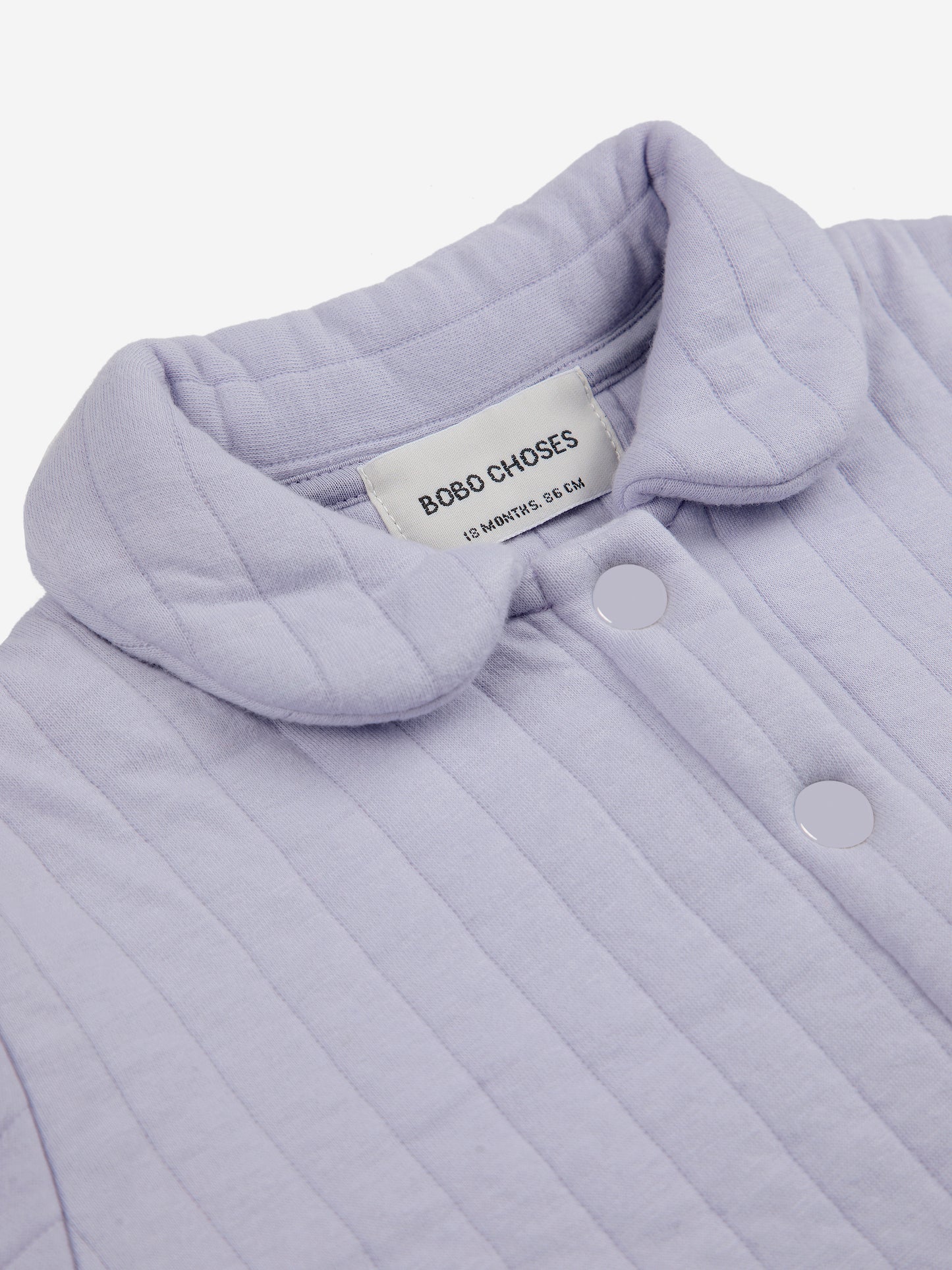 Baby Funny Face Quilted Buttoned Jacket