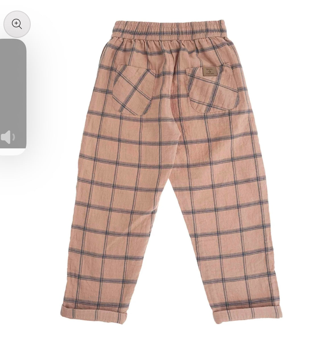 TOCOTO VINTAGE - Checkered Pant (6Y)