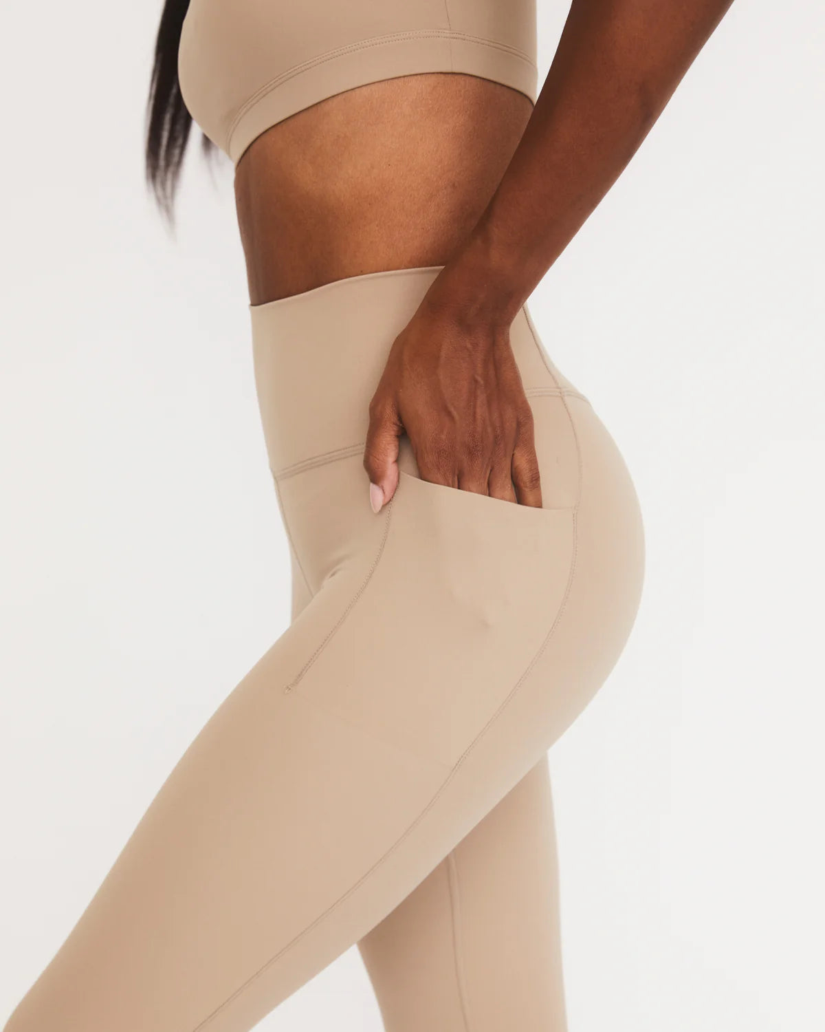 JOJA - Pocket Spin Leggings Sand