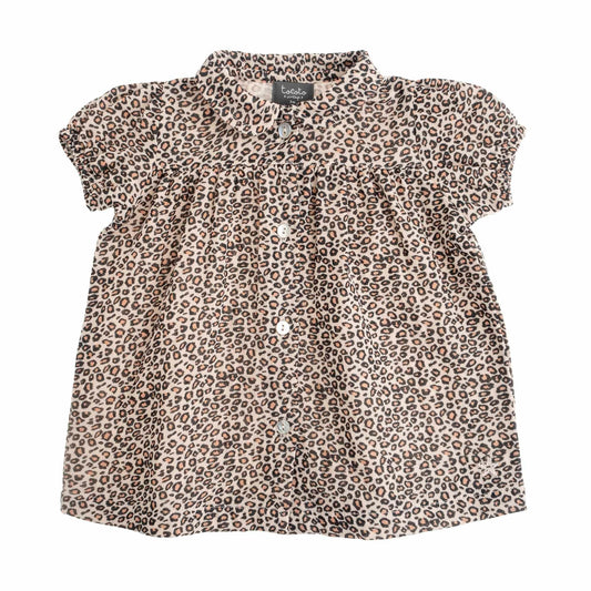 TOCOTO VINTAGE - Animal Print Dress and Bloomer (3M)
