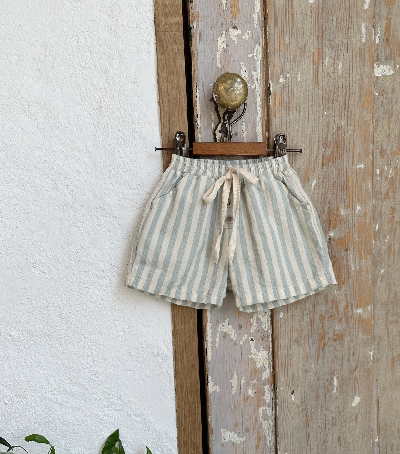 Baby Odyn Button Shorts