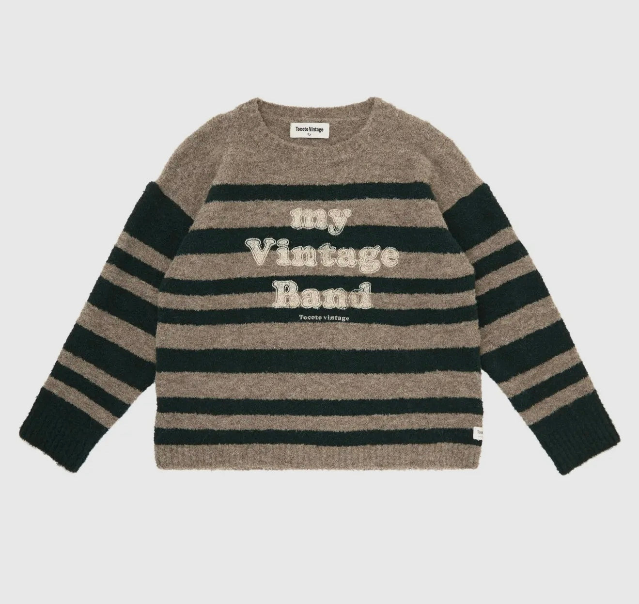 TOCOTO VINTAGE - My Vintage Band Striped Sweater