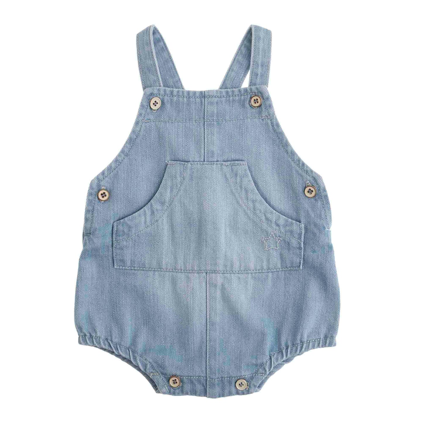 TOCOTO VINTAGE - Denim Baby Overalls (3M)