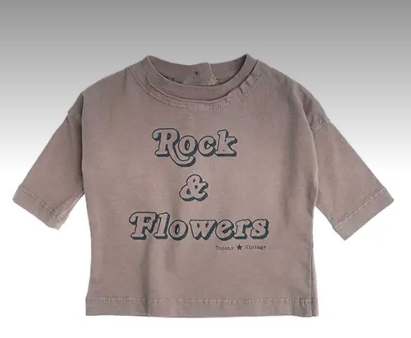 TOCOTO VINTAGE - Rock & Flowers Tee