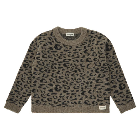 TOCOTO VINTAGE - Animal Print Sweater (8Y)