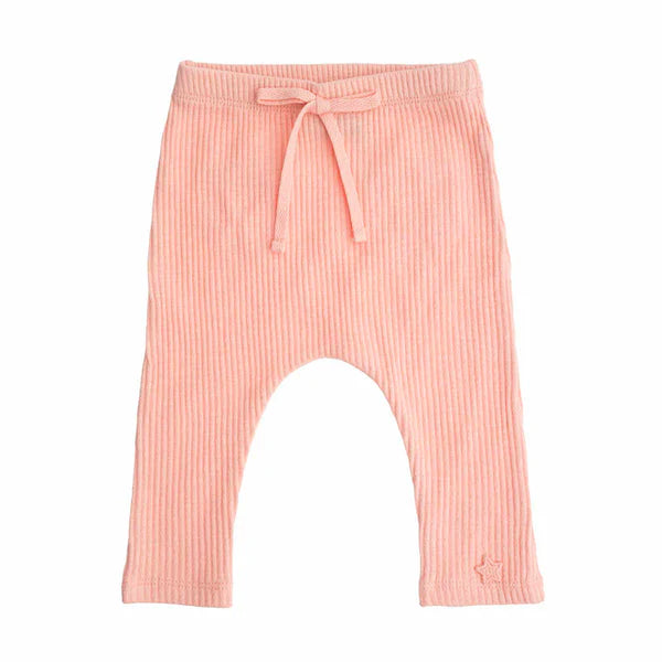 TOCOTO VINTAGE - Baby Pink Ribbed Legging (3M)