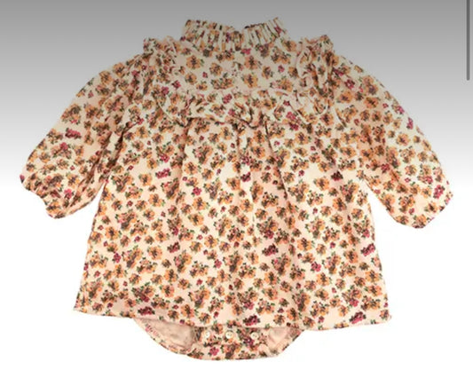 TOCOTO VINTAGE - Baby Flower Liberty Print Dress (3M)