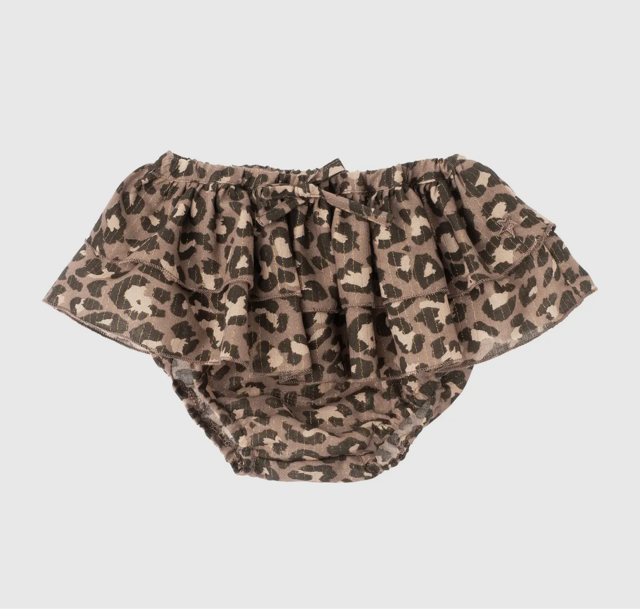 TOCOTO VINTAGE - Animal Print Lurex Bloomer (3M)