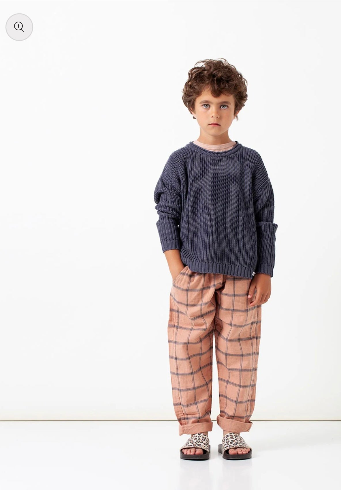 TOCOTO VINTAGE - Checkered Pant (6Y)