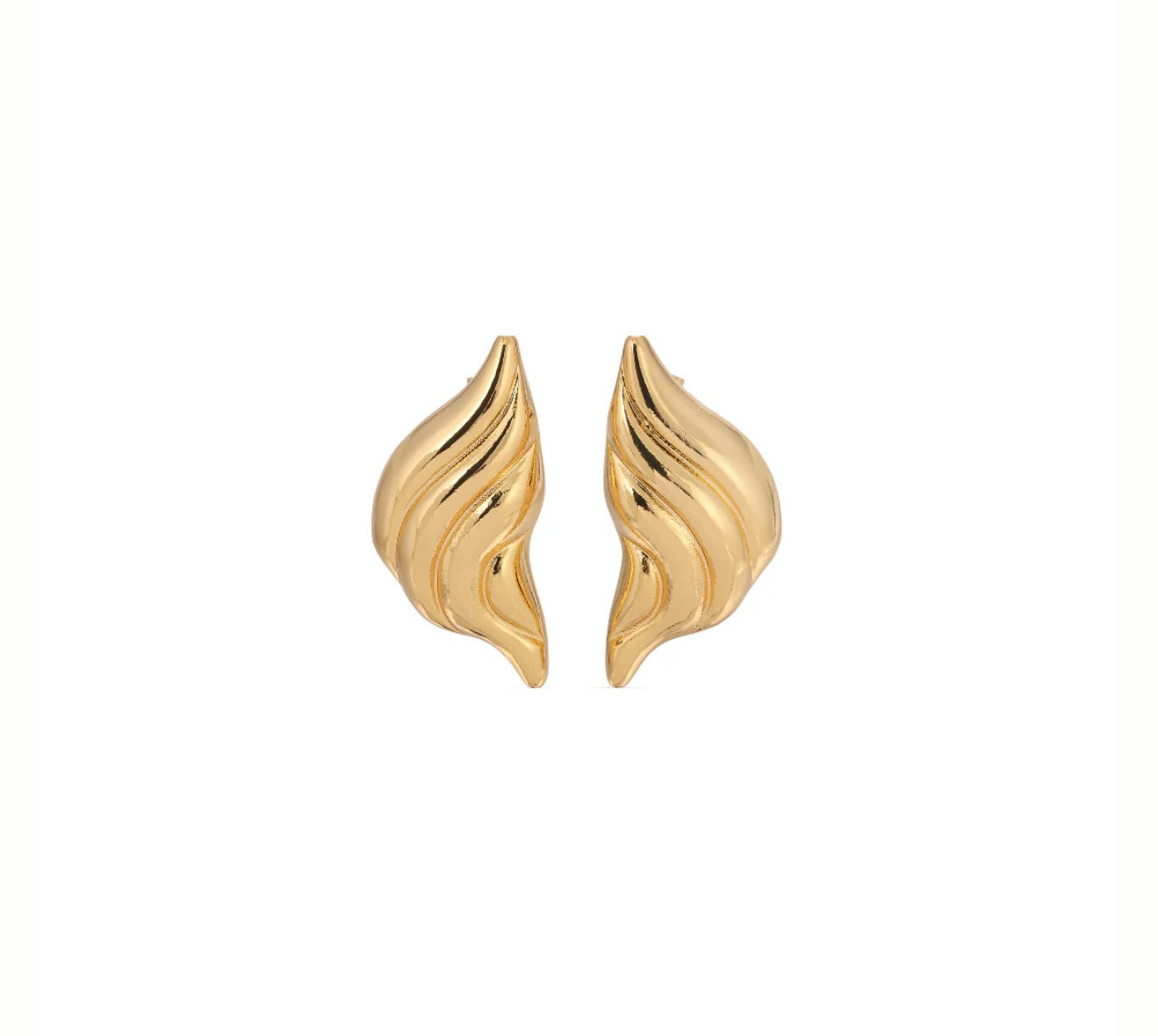 HEAVEN MAYHEM - Croissant Gold Earrings