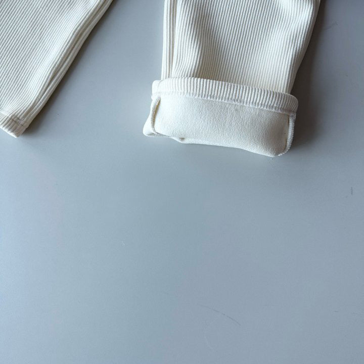 Fluffy Banding Rib Pants