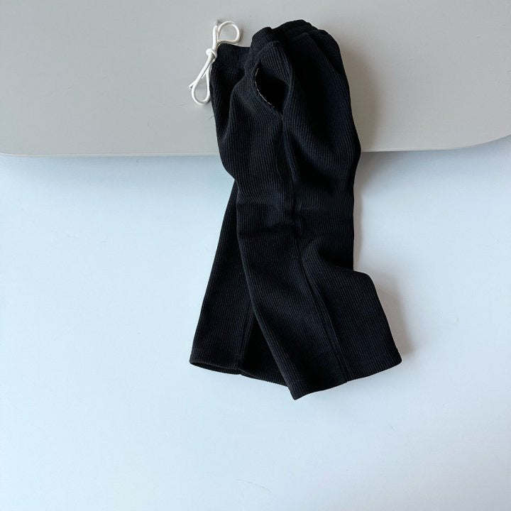 Fluffy Banding Rib Pants