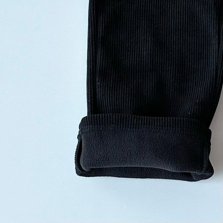 Fluffy Banding Rib Pants