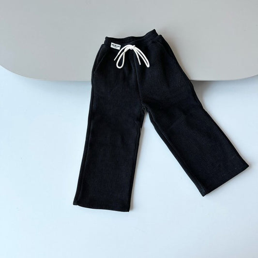 Fluffy Banding Rib Pants