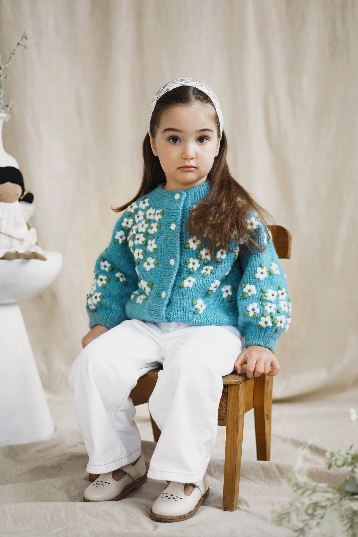 Daisywave Hand Knit Cardigan