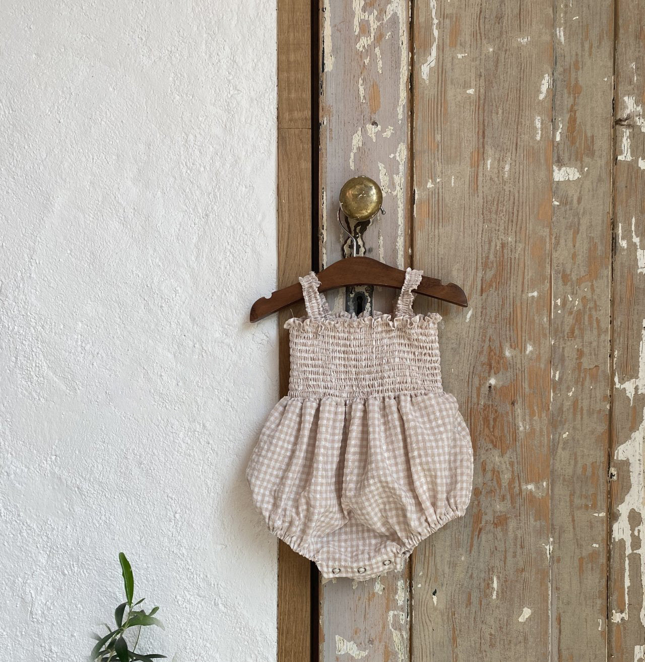 Jena Check Romper