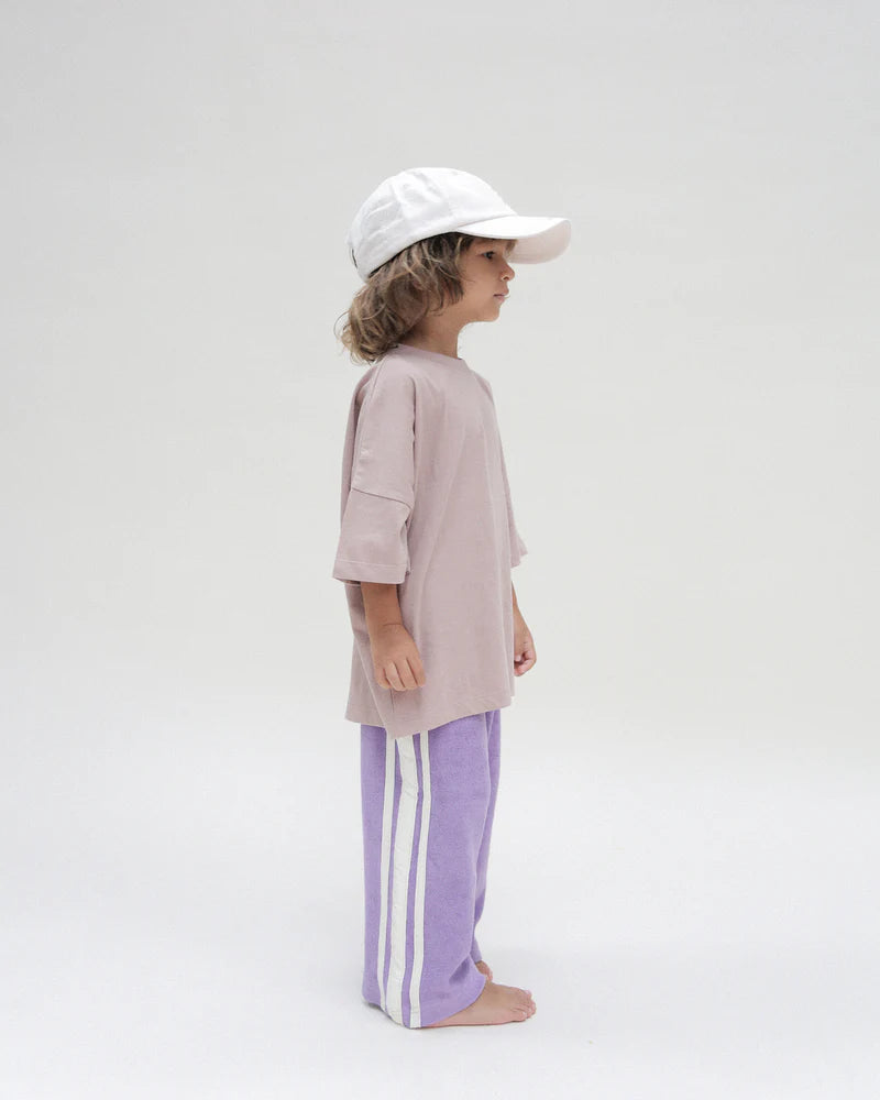 Racer Terry Wide Leg Pant